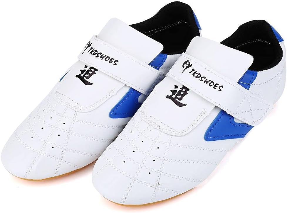 Vbestlife Taekwondo Shoes Men Women Kids Martial Art Shoes Karate Kung Fu Tai Chi Shoes Comfortable Lightweight Taekwondo Training Sports Shoes - Blue : Sports & Outdoors
