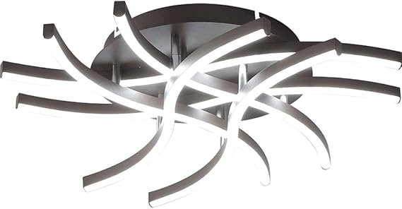 Luz de techo LED moderna control remoto de correa regulable Plafón de