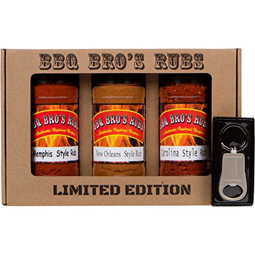 BBQ BROS RUBS - Southern Style {LIMITED EDITION SET} - Ultimate Barbecue Spices Seasoning Collection - Use for Grilling, Cooking, Smoking - Meat Rub, Dry Marinade, Rib Rub