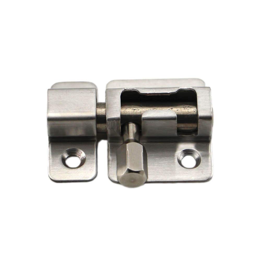 304 Stainless Steel Door Security Surface Bolts for Door and Window Barrel Bolt (2INCH)