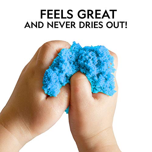 NATIONAL GEOGRAPHIC Ocean Play Sand - 2 Pounds of Play Sand, 6 Molds, 6 Ocean Animal Figures, Activi - //coolthings.us