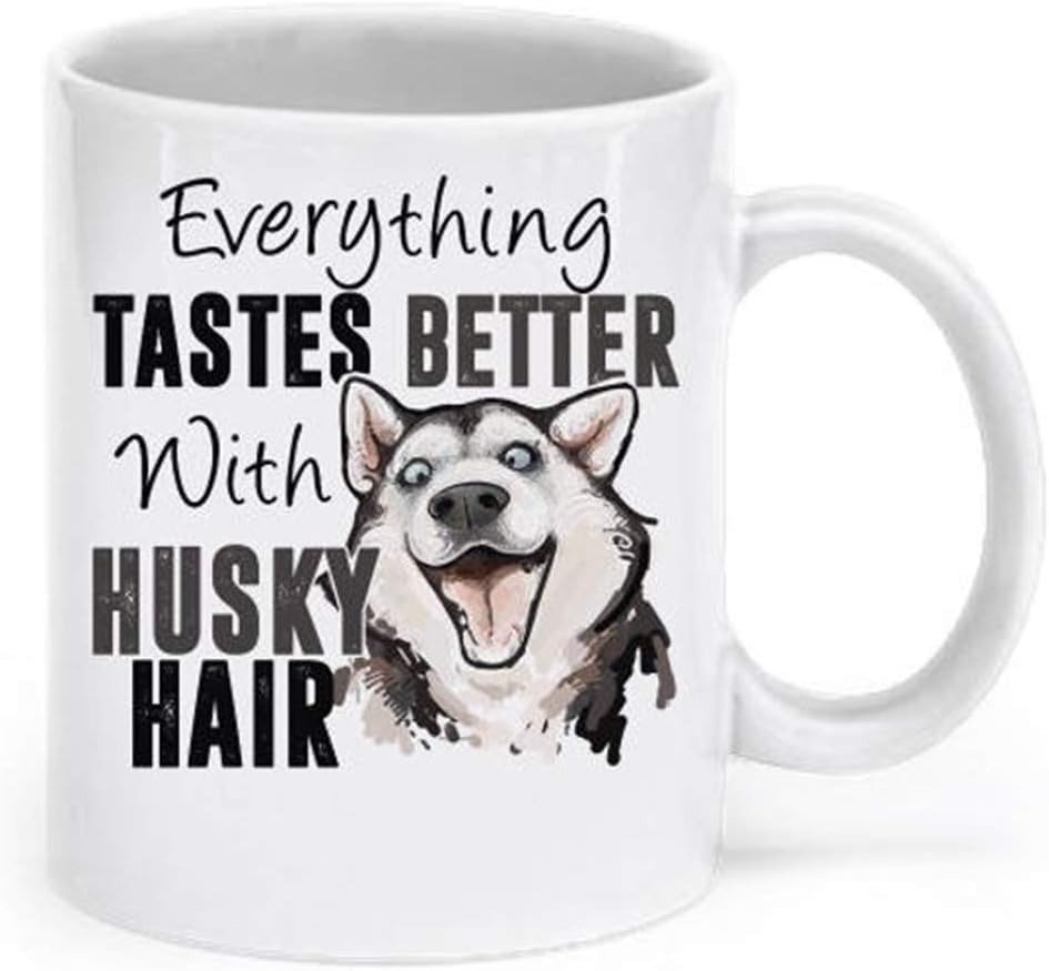 husky mom mug