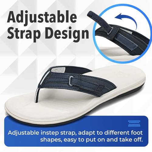 SAGUARO Mens Summer Pool Beach Flip Flops Size 39-46
