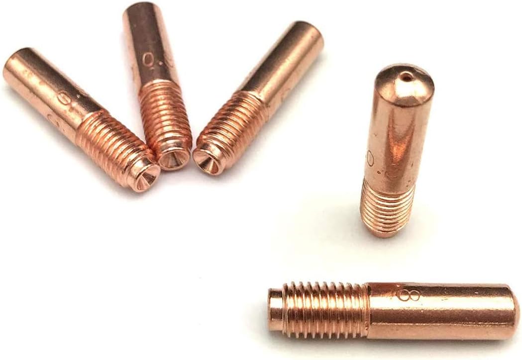 KingQ 25-pk MIG Welding Contact Tip 000-068 (0.035") for Miller Millermatic M-10 M-15 M-25 M-40 Hobart H-9 H-10 MIG Guns - - 