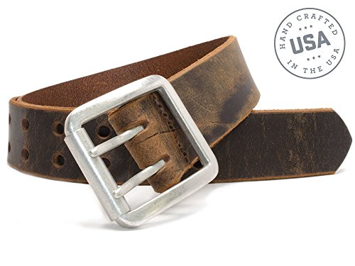 Nickel Free Ridgeline Trail Distressed Belt (Brown) (32")