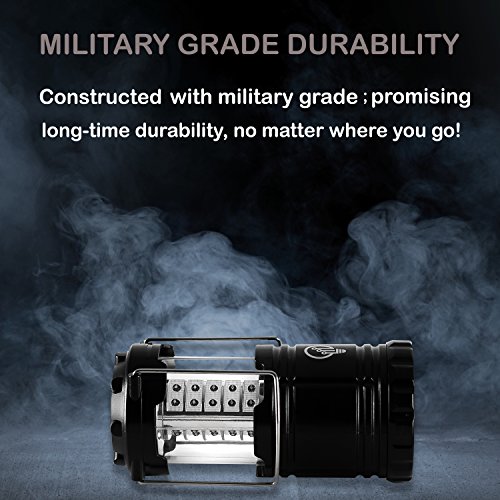 Set of 2 Emergency Lantern LED Camping Survival Lamp Hurricane Power Outage Lights Storm by LifeLight Battery Operated Indoor Outdoor Flashlight | Military Grade