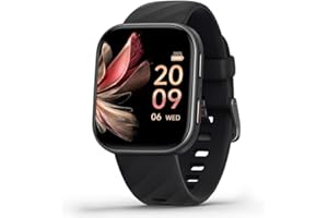 FITVII Health & Fitness Tracker (Answer/Make Calls), Smart Watch with 24/7 Heart Rate and Blood Pressure, Sleep Tracking Moni