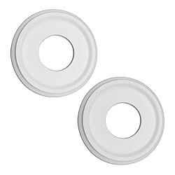 Tsnamay 2Pcs White Ceiling Medallion Ceiling Fan
