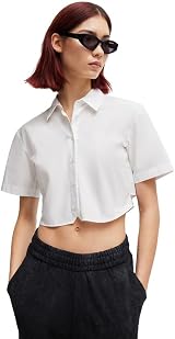HUGO Enovia White100 Size 8 Dress Women's view 1