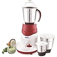 Boss All Time Plus Mixer Grinder 110V, 750 Watts, 3 Stainless Steel Jar (Red)