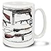 Classic Submachine Guns 15 Ounce Coffee Mug