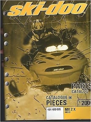 00 Ski Doo Mx Z X 440 L C Snowmobile Parts Manual P N 484 400 085 422 Manufacturer Amazon Com Books