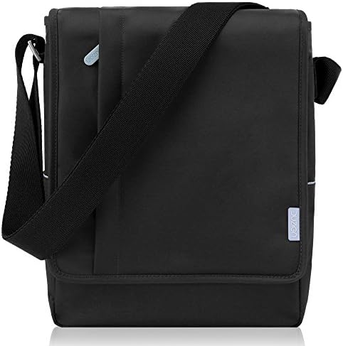 iPad Pro 9.7 Messenger Bag, Duzign Carrier Vertical Messenger Bag (Black)