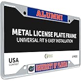 Desert Cactus University of Florida Gators Car Accessories Metal License Plate Frame and Tag Holder for Front or Rear of Car (Alumni)