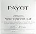 Payot Supreme Jeunesse Nuit Total Youth Replenishing Care Cream for Women, 1.6 Ounce