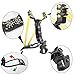 Wisdoman Outdoor Athletics Slingshot Kit, Adjustable Stainless Professional Hunting Catapult High Powerful Slingshots Rubber Bands and 50 Steel Balls (Black2)