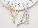 Oopsu 6pcs Minimalist Dainty Gold Silver Metal Hairpin Hair Clip Clamps,Metal Branches Hairpin Hair Accessories