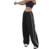 XPONNI Women's Baggy Y2K Parachute Pants