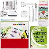 Cricut Maker Machine Fabric and Felt Samplers, Beginner Sewing Kit and Essentials Tools Bundle