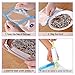 Sous Vide Bags Kit for Anova Cookers - SNLife 25 Reusable Food Vacuum Sealed Bags, 1 Hand Pump, 2 Bag Sealing Clips and 4 Sous Vide Clips,Practical for Long-time Sous Vide Cooking & Food Storage
