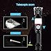 Tactical Flashlight Rechargeable Led Flash light Zoomable Magnetic 360° COB Waterproof Work Light 4 Light Modes Super Bright for Outdoor Camping, Hiking, Emergency, Repairing Black