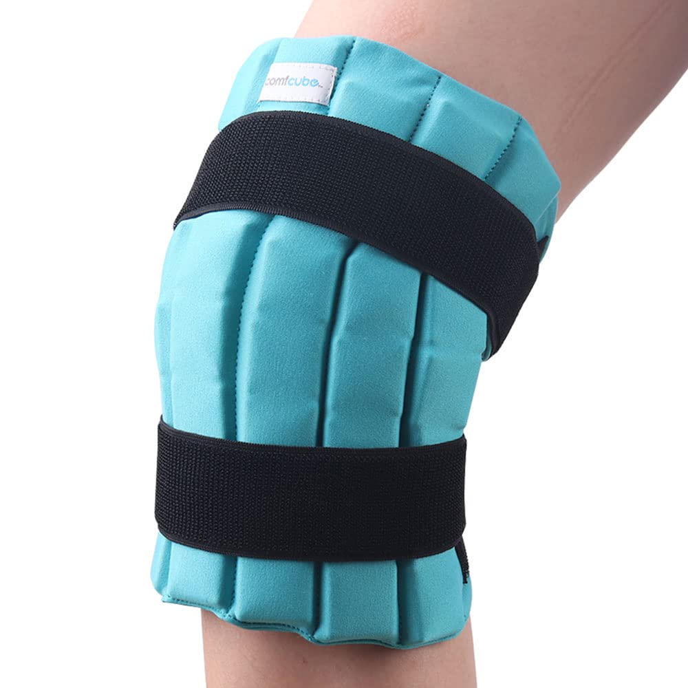 Photo 1 of Comfcube Ice Pack for Knee After Surgery, 2 Hours Long Lasting Cold Pack for Knee Injuries Cold Therapy Flexible Ice Pack for Pain Relief, Swelling, Surgery, ACL, Meniscus Tear