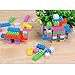 Babrit Colorful DIY Building Blocks Toy Plastic Fight Inserted Building Blocks Kids Puzzle Construction Stacking Bag (100 PCS)