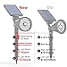 New Upgraded 3rd Generation Motion Sensor Solar Spotlight 8 LED Adjustable 3-in-1 Lighting Auto On/Off Waterproof Outdoor Landscape Lighting Security for Outside Patio Yard Garden Driveway (2Pack)