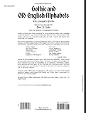Image de Gothic and Old English Alphabets: 100 Complete Fonts (Lettering, Calligraphy, Typography)