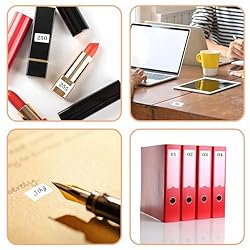 Gjinxi 2940PCS Matte White Labels Stickers, Small