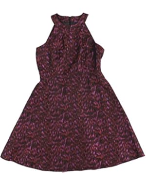 Calvin Klein Womens Brocade Fit and Flare CD6L325T