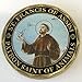 ST. FRANCIS OF ASSISI - Patron Saint of Animals -Commemorative Coin - Cast and Colorized with Beautiful Iron Plating & Ancient Bronze. Stunning Original one-of-a-Kind Catholic Church Patron Saint of A