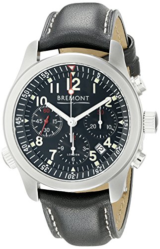 Bremont Men's Alt1-P/BK Analog Display Swiss Automatic Black Watch