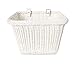Colorbasket Adult Front Handlebar Rectangle Bike Basket (White)
