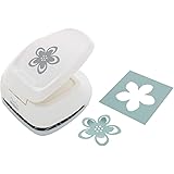 1.5 inch Flower Silhouette Craft Lever Punch for Scrapbooking Cards Paper Arts (Flower)