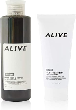 Amazon Alive Color Keep Shampoo Treatment Silver 各1本セット シルバーシャンプー 0ml カラーキープトリートメント シルバー180g カラーキープシャンプー カラーキープトリートメント Alive シャンプー 通販