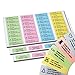 Return Address Labels - 500 Personalized Labels on Sheets (Multi-Color)