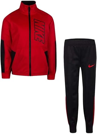 red mens nike tracksuit