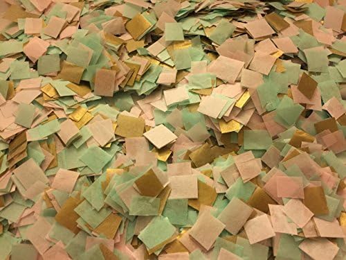 Gold Pink Mint Biodegradable Confetti