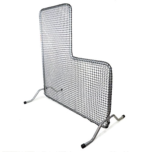 image for JUGS Fixed-Frame L-Shaped Protective Screen - Baseball Pitcher and Pit