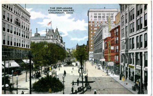 Amazon Com Photo Reprint The Esplanade Fountain Square Cincinnati Ohio 1911 1920 Prints Posters Prints