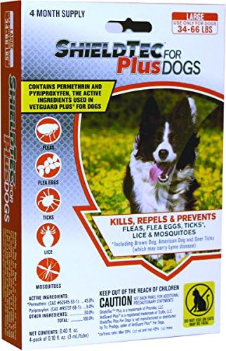 Flea & Tick Drops - Kills Flea Tick Lice Mosquitoes Eggs - Protection Dog - ShieldTech