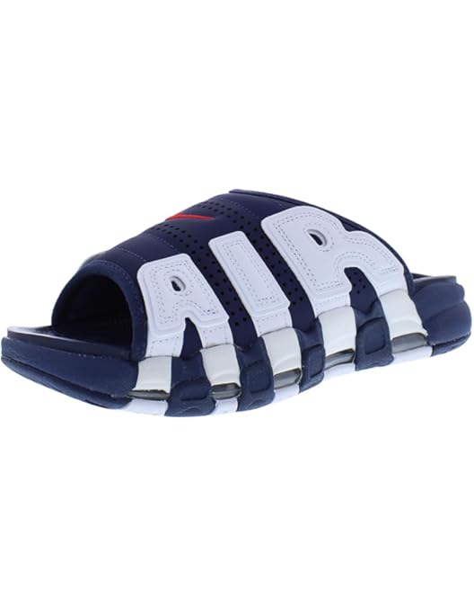 Amazon.com | Men's Black Air More Uptempo Slides by NIKE | Sandals