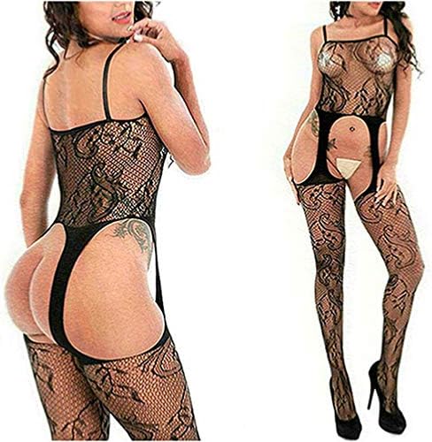 GDMe Women Sexy Lingerie Sleepwear Nightwear Fishnet Bodysuit Bodystocking