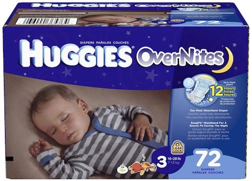 huggies night time diapers