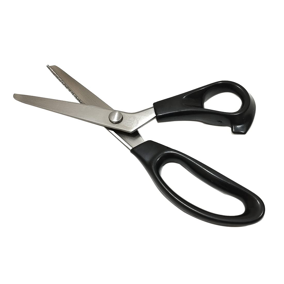 Pinking Shears 5mm, Zigzag Scissors, Professional Tailor Scissors, Craft Scissors, Stainless Steel Scissors, Fabric Cutting Scissors, Stationery, (5mm, Black)