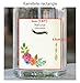 Floral Design Labels Writable(Small Size), 5 Kinds of Floral Design, 10 per Each, Total 50 Sheets, for Glass Jars, Plastic Bottle, Multi Purpose Containers (Floral 5 Types-Small)