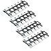Direct Store Parts DP112 (4-pack) 16.5 x 6.5 inch Stainless Steel Heat Plate/Heat Shield Replacement for Select Turbo Gas Grill Models, Heat Tent, Burner Cover, Vaporizor Bar, and Flavorizer Bar