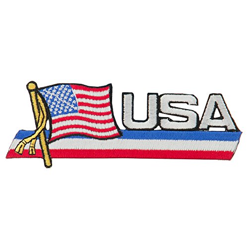 North America Cutout Embroidered Patches - USA OSFM