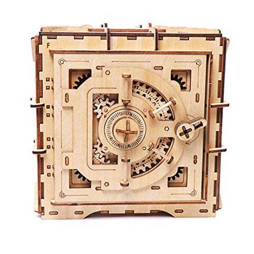 Model Safe Kit | 3D Wooden Puzzle | DIY Mechanical Safe